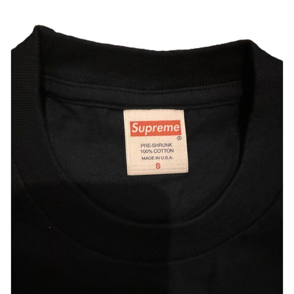 SUPREME - Blank Tee - Size Small - Navy - short sleeve - Picture 2 of 3